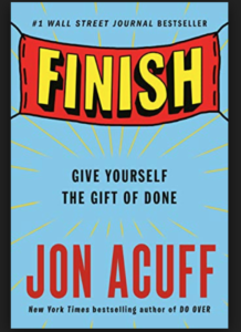 Jon Acuff's Finish - Showit Showit book review of finish