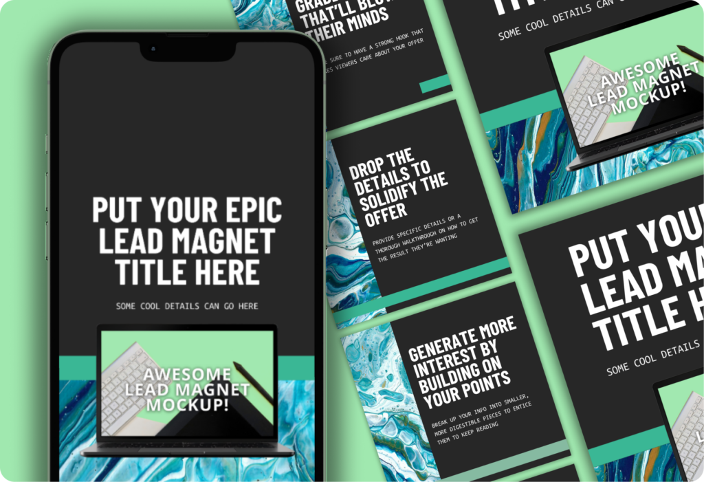 Social Graphics Mockup 1 - Showit